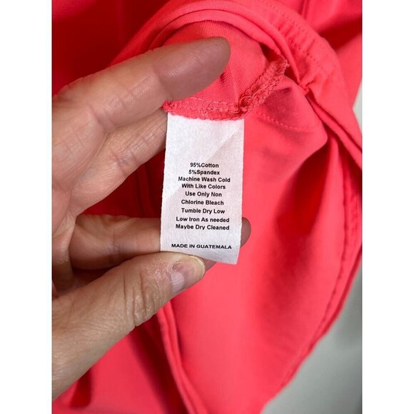 Free People Hot Shot Tee Romper Electric Sunset Coral Pink Oversized XS/S NWOT - Picture 10 of 12